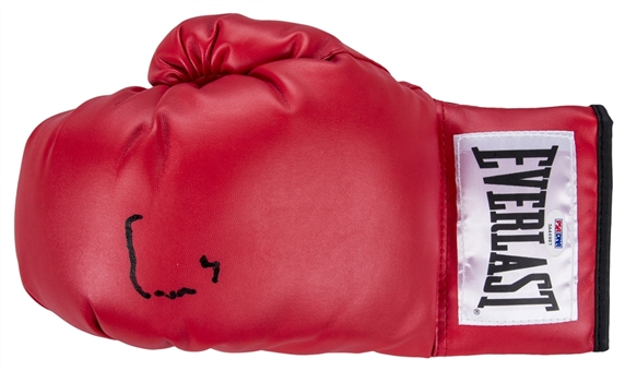 Muhammad Ali Signed "Cassius Clay" Everlast Boxing Glove (PSA/DNA)